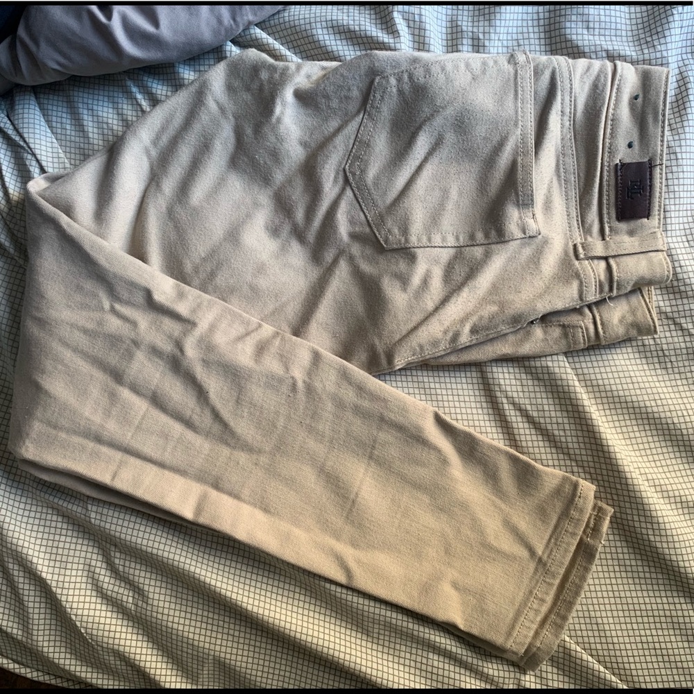 Lauren Ralph Lauren Beige Ankle & Cropped Jeans